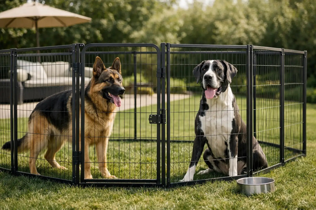 Auslaufgitter für große Hunde richtig auswählen