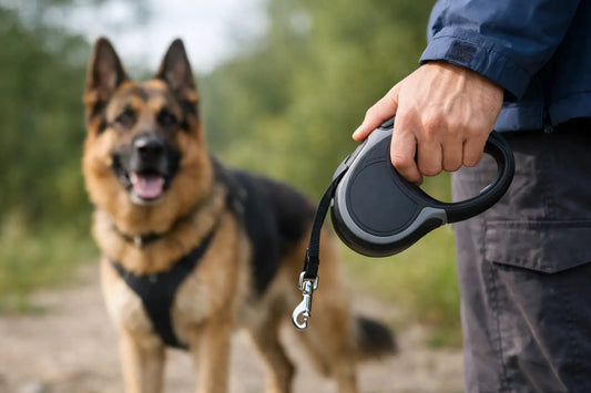 Automatische Leine für große Hunde richtig wählen