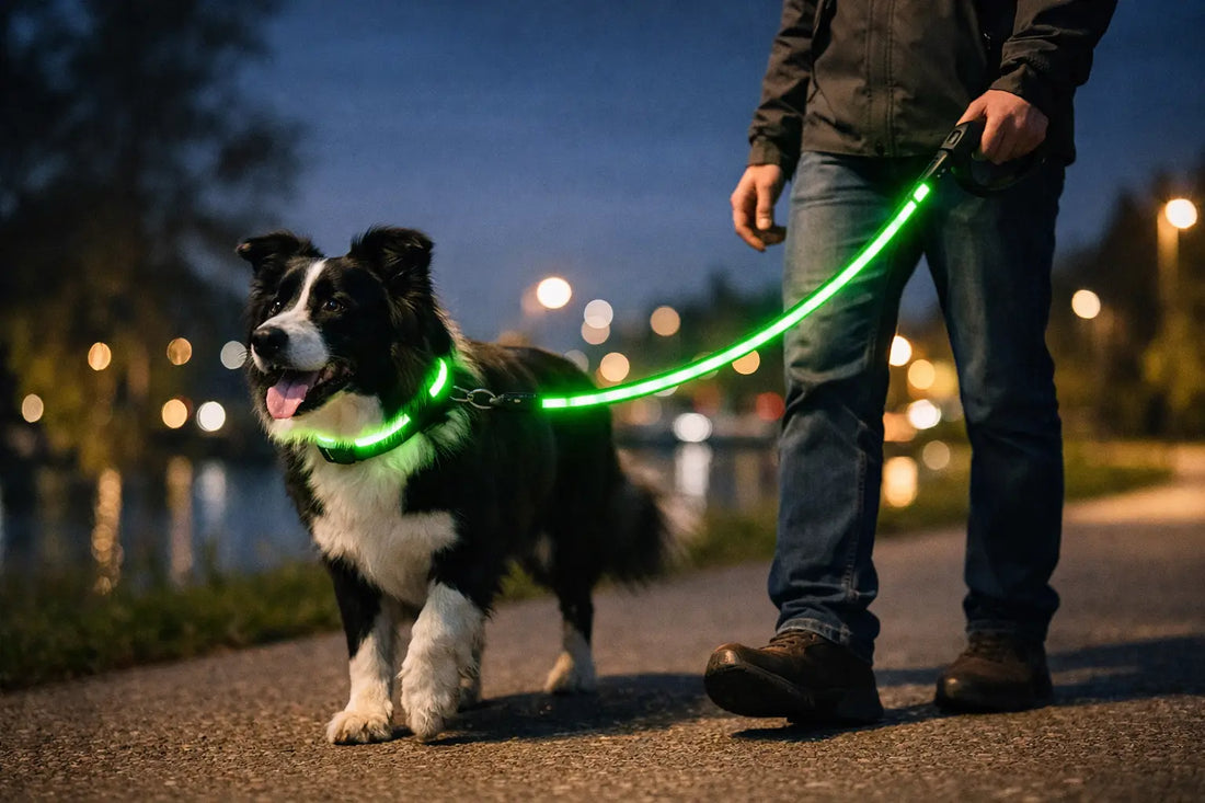 LED-Hundeleine für Nachtspaziergänge richtig wählen