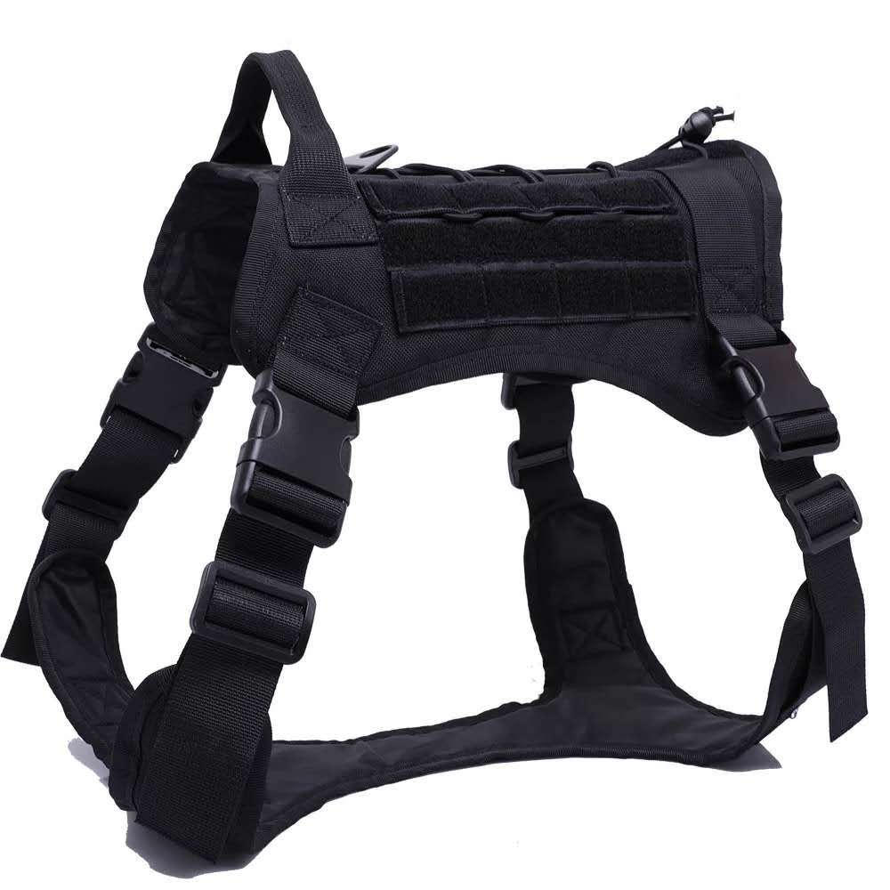 Military Tactical Dog Harness Service Working Pet Dog - HIMMLICH.DEhundeleine