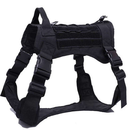Military Tactical Dog Harness Service Working Pet Dog - HIMMLICH.DEhundeleine