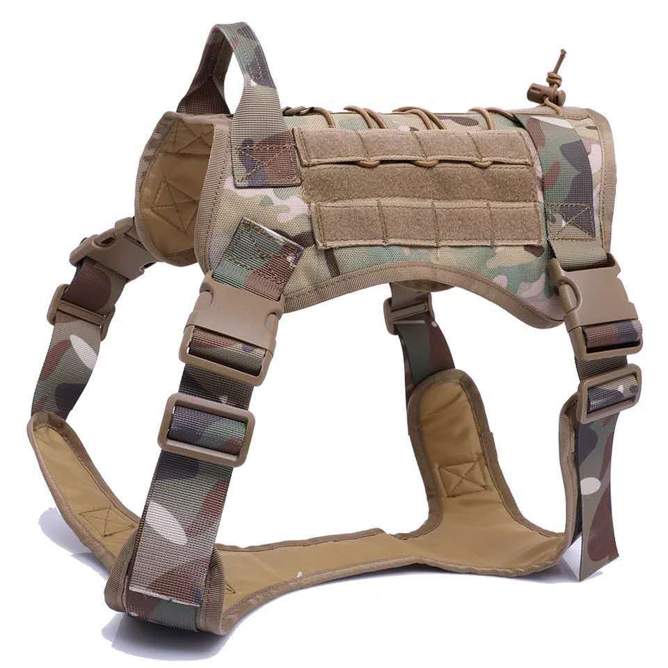 Military Tactical Dog Harness Service Working Pet Dog - HIMMLICH.DEhundeleine