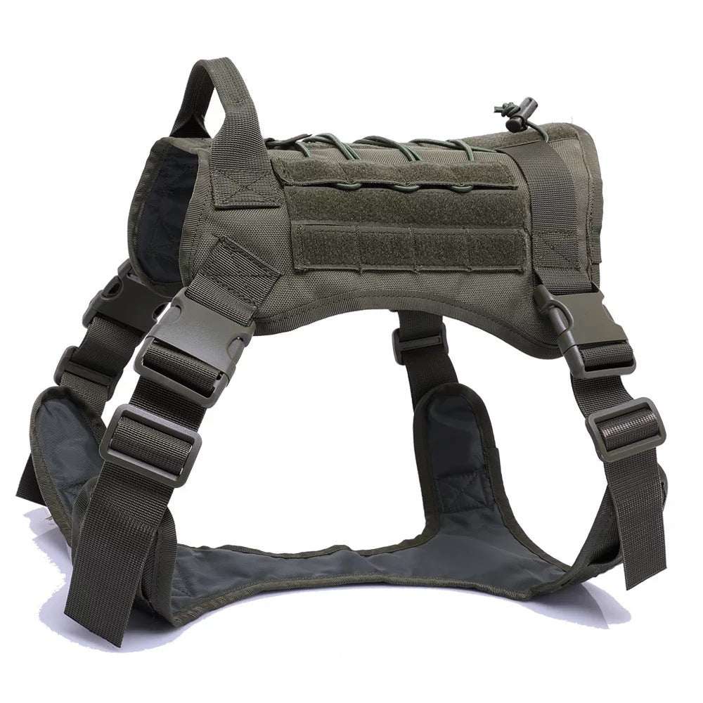 Military Tactical Dog Harness Service Working Pet Dog - HIMMLICH.DEhundeleine