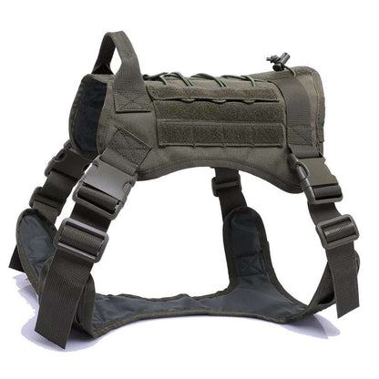 Military Tactical Dog Harness Service Working Pet Dog - HIMMLICH.DEhundeleine