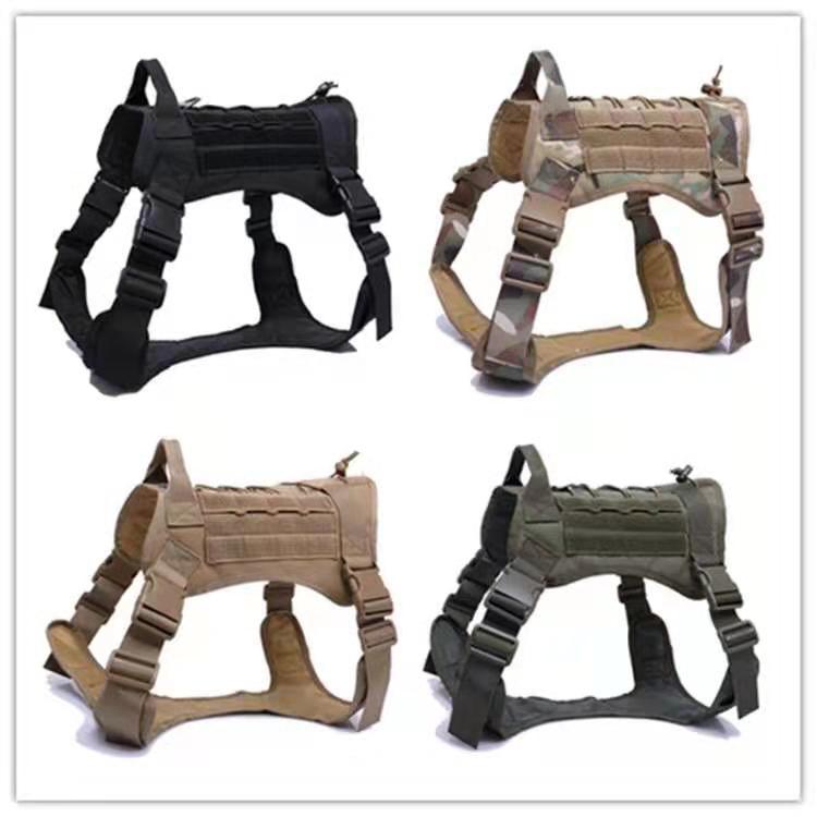 Military Tactical Dog Harness Service Working Pet Dog - HIMMLICH.DEhundeleine