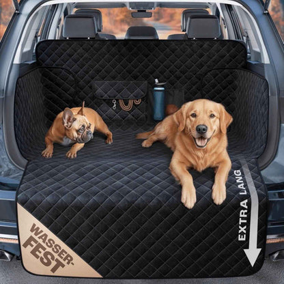 Schwarze Auto-Haustiermatte – Der perfekte Kofferraum-Schutz für Hunde